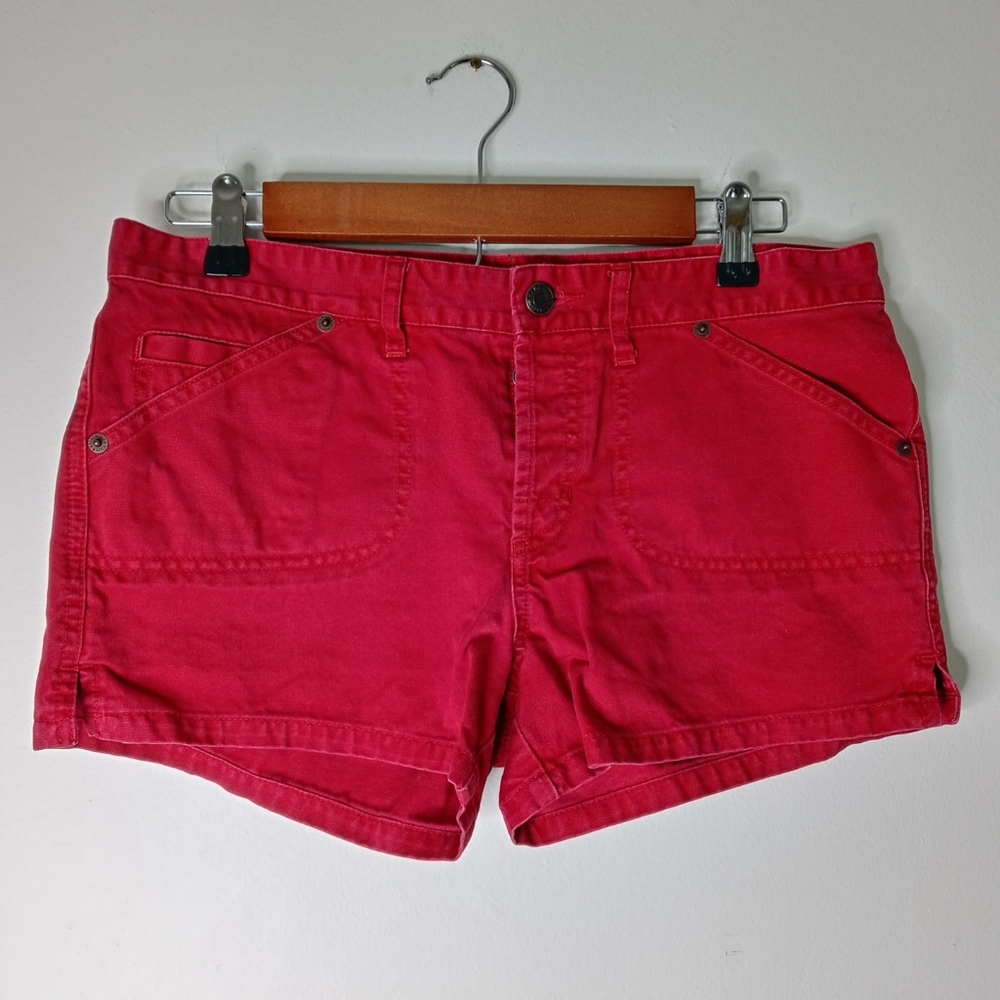 Abercrombie & Fitch Denim Short Red Size 4